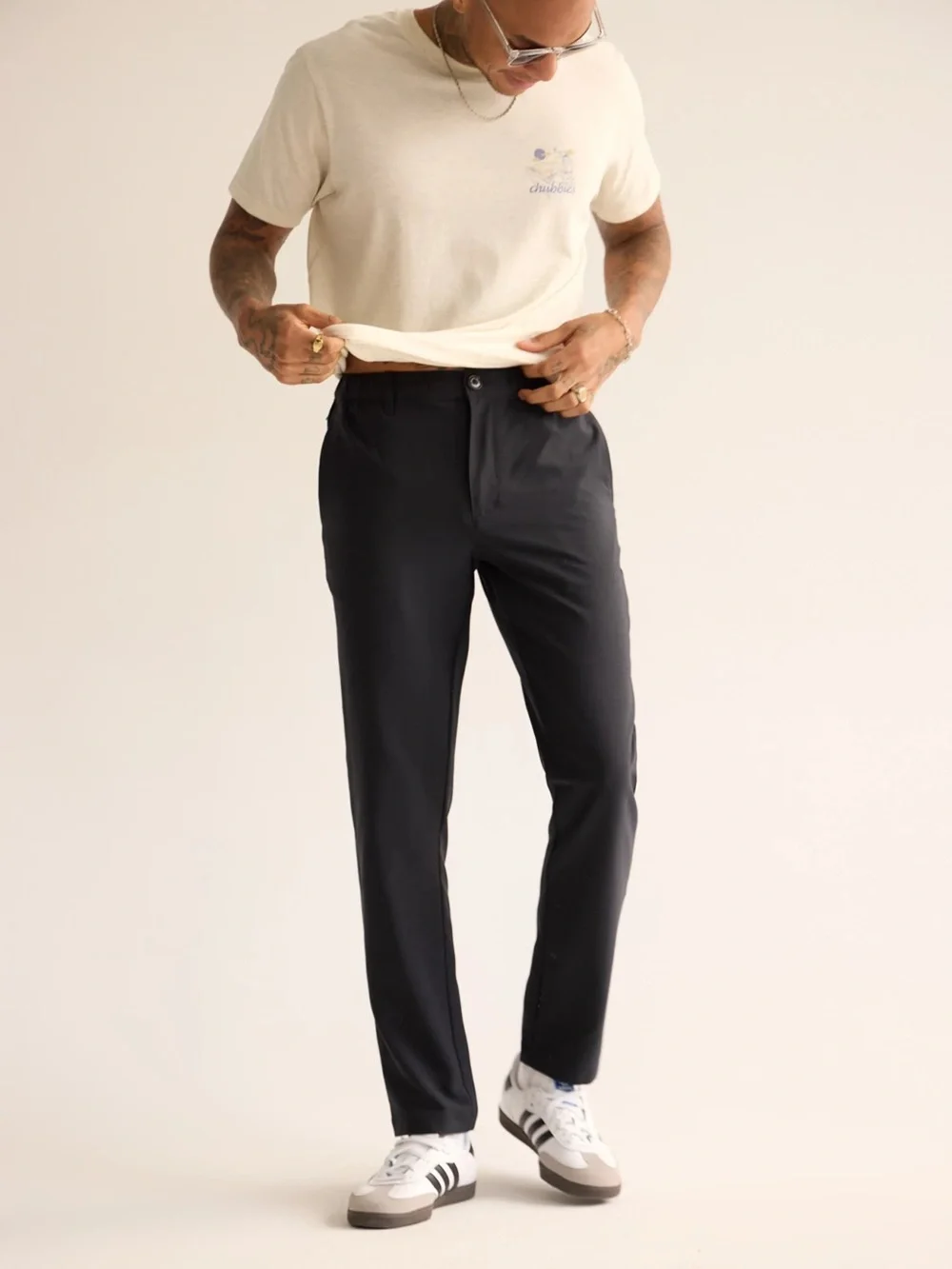 Chubbies Everywear Performance Pant midnight adventures medium black Athleisure